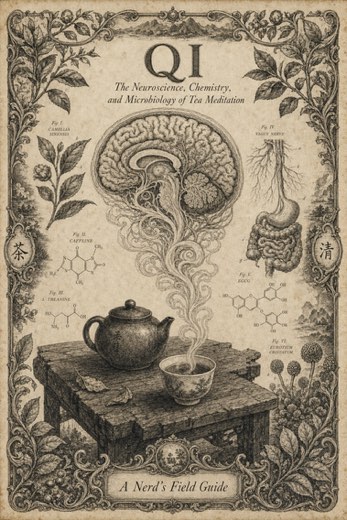 Cover of Qi: The Neuroscience, Chemistry, and Microbiology of Tea Meditation